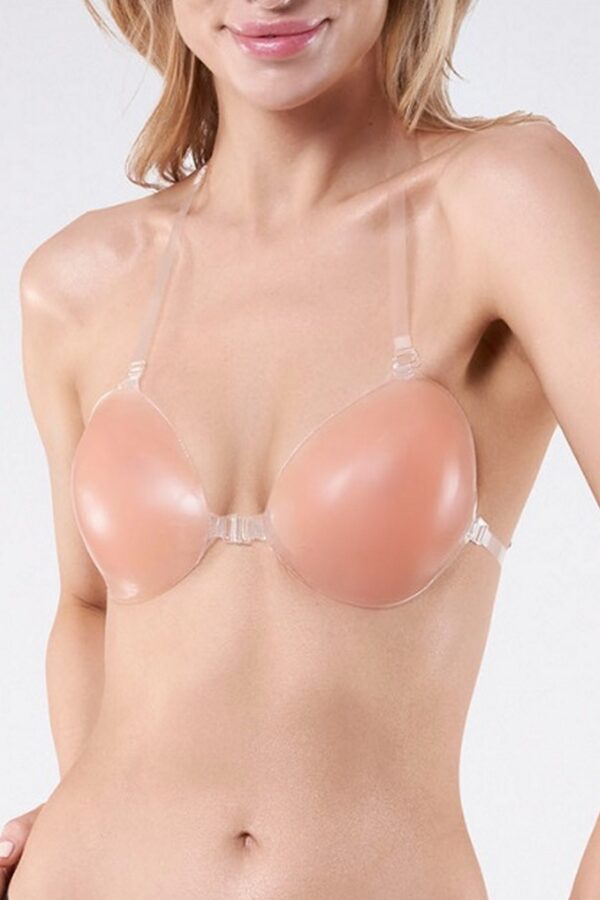 BS-04 Бюстгальтер невидимка силиконовый с бретелями