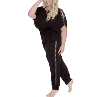 596 комплект топ брюки