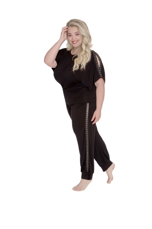 596 комплект топ брюки