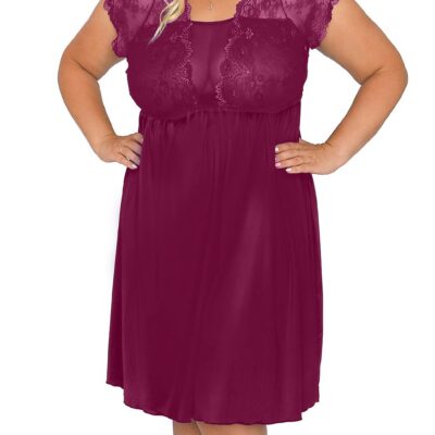 504 сорочка (бургунд)