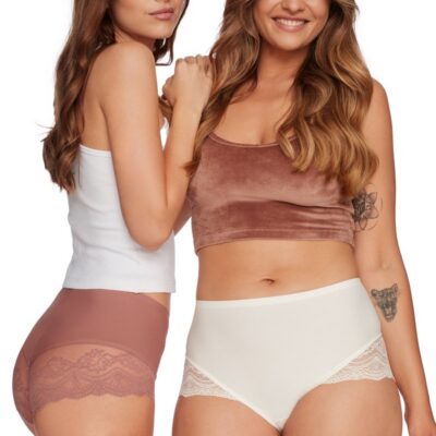 40301 PANSY Трусы высокие 2 шт. в упаковке