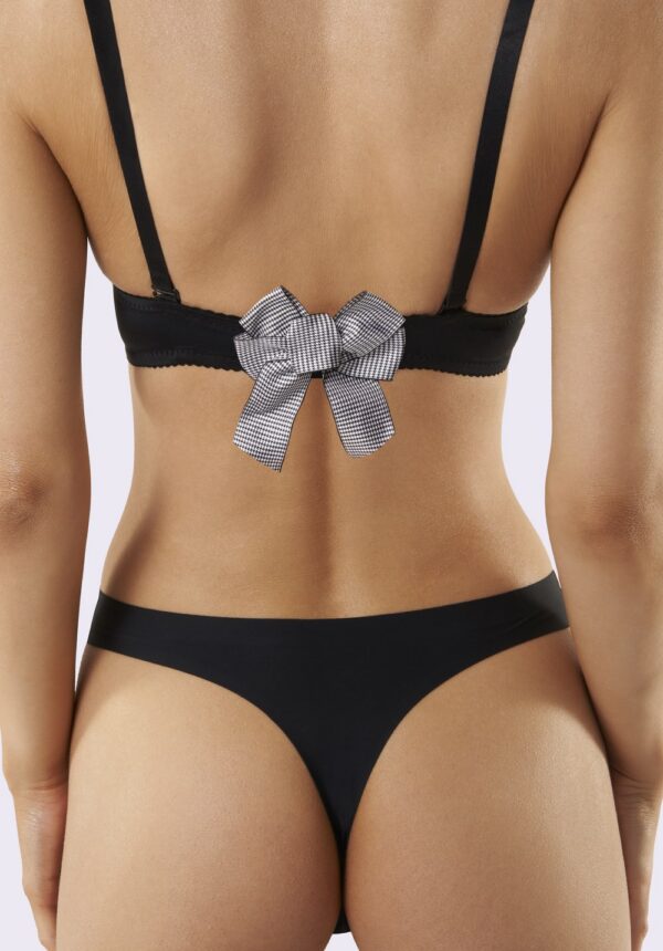 BA-19 Бант скрывающий застёжку бюстгальтера (черный)