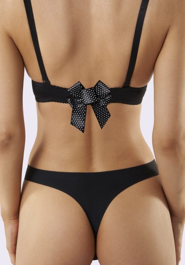 BA-19 Бант скрывающий застёжку бюстгальтера (горох)