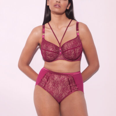 Chiara трусы с завышенной талией (фуксия)