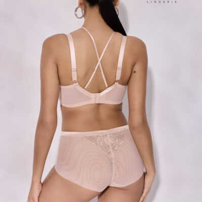 Chiara трусы с завышенной талией (телесн)