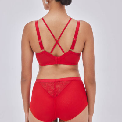 Chiara classic трусы с завышенной талией (красный)