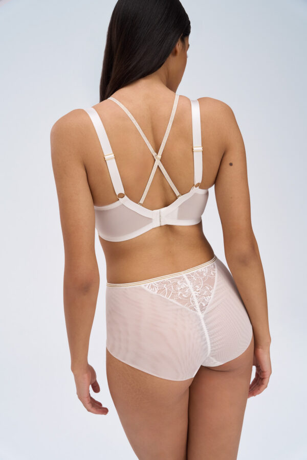 Chiara Gold classic трусы с завышенной талией (белый)