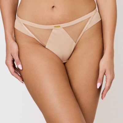 HOLLY BEIGE Mini Трусы бразильяно